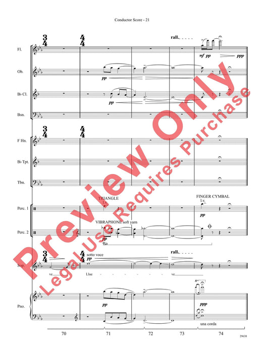 Three Spanish Songs (for Soprano and Wind Ensemble) 管樂團 總譜 | 小雅音樂 Hsiaoya Music