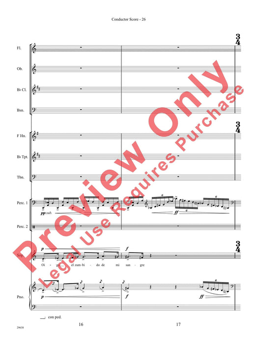 Three Spanish Songs (for Soprano and Wind Ensemble) 管樂團 總譜 | 小雅音樂 Hsiaoya Music