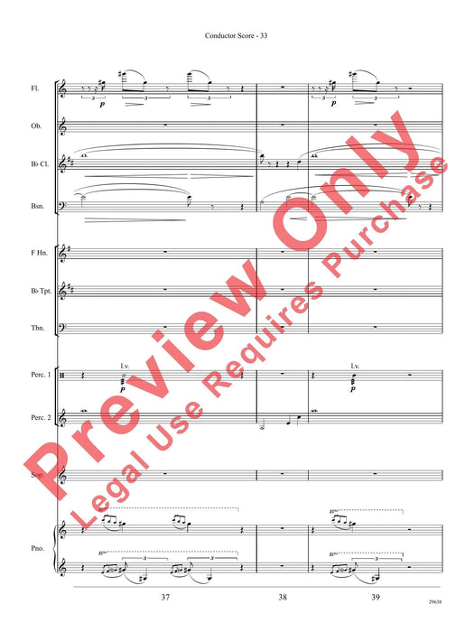 Three Spanish Songs (for Soprano and Wind Ensemble) 管樂團 總譜 | 小雅音樂 Hsiaoya Music