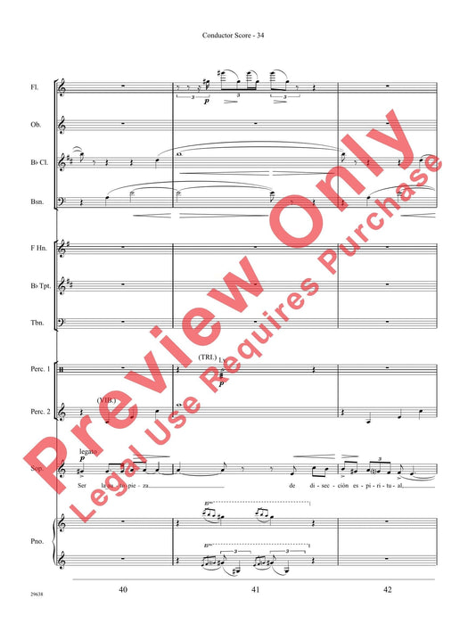 Three Spanish Songs (for Soprano and Wind Ensemble) 管樂團 總譜 | 小雅音樂 Hsiaoya Music