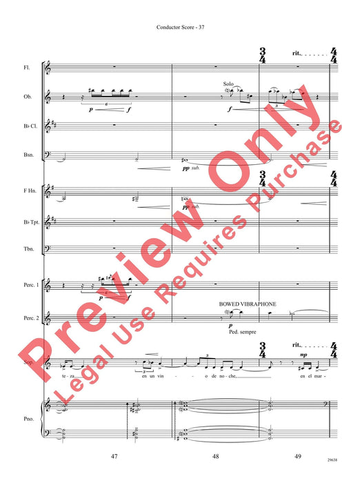 Three Spanish Songs (for Soprano and Wind Ensemble) 管樂團 總譜 | 小雅音樂 Hsiaoya Music