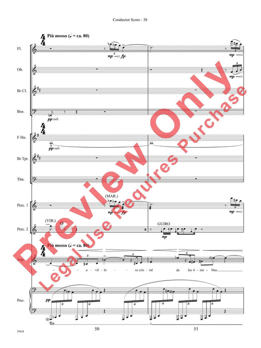 Three Spanish Songs (for Soprano and Wind Ensemble) 管樂團 總譜 | 小雅音樂 Hsiaoya Music