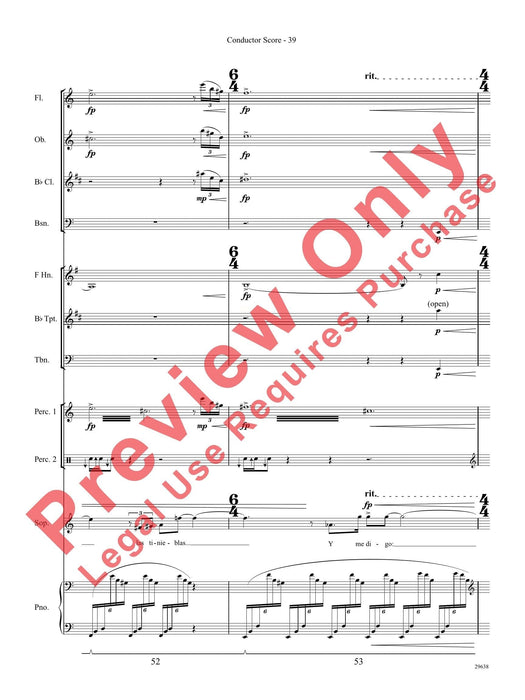 Three Spanish Songs (for Soprano and Wind Ensemble) 管樂團 總譜 | 小雅音樂 Hsiaoya Music