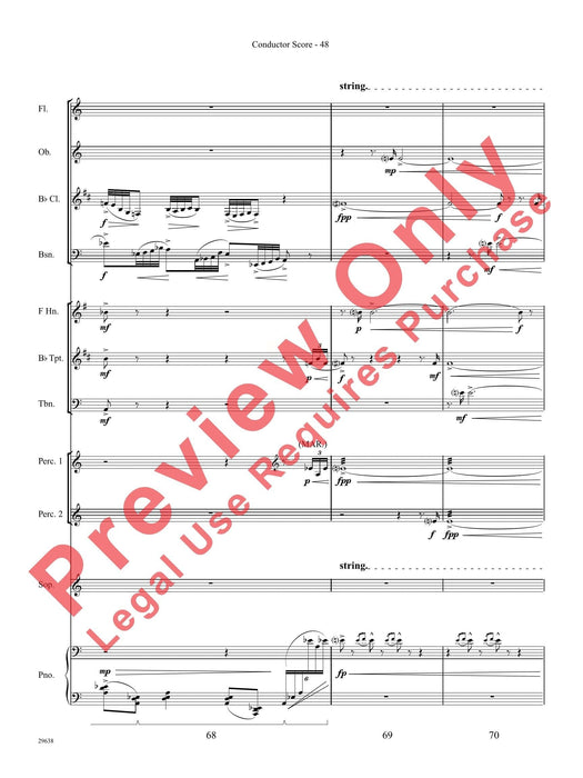 Three Spanish Songs (for Soprano and Wind Ensemble) 管樂團 總譜 | 小雅音樂 Hsiaoya Music