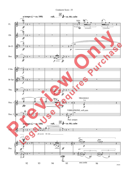 Three Spanish Songs (for Soprano and Wind Ensemble) 管樂團 總譜 | 小雅音樂 Hsiaoya Music