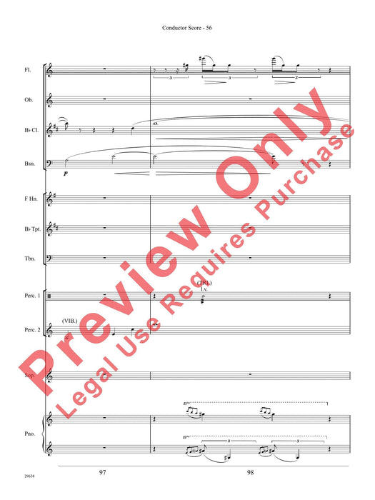 Three Spanish Songs (for Soprano and Wind Ensemble) 管樂團 總譜 | 小雅音樂 Hsiaoya Music