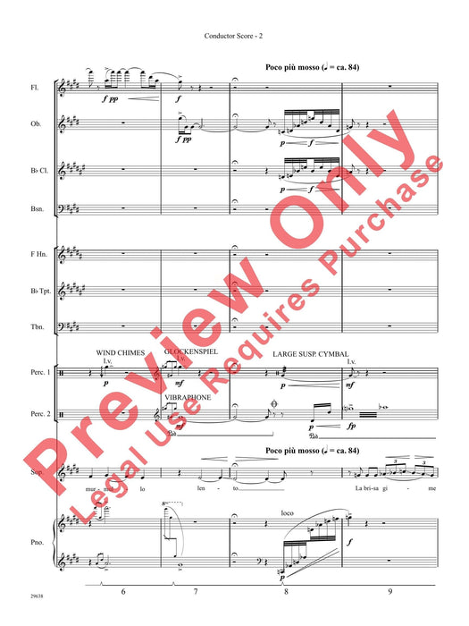 Three Spanish Songs (for Soprano and Wind Ensemble) 管樂團 總譜 | 小雅音樂 Hsiaoya Music