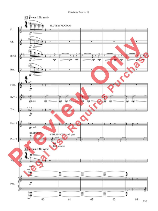 Three Spanish Songs (for Soprano and Wind Ensemble) 管樂團 總譜 | 小雅音樂 Hsiaoya Music