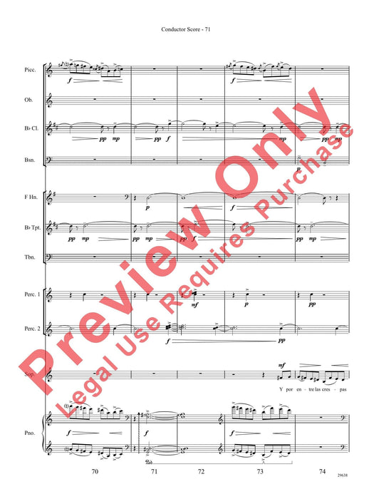 Three Spanish Songs (for Soprano and Wind Ensemble) 管樂團 總譜 | 小雅音樂 Hsiaoya Music