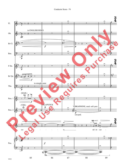 Three Spanish Songs (for Soprano and Wind Ensemble) 管樂團 總譜 | 小雅音樂 Hsiaoya Music