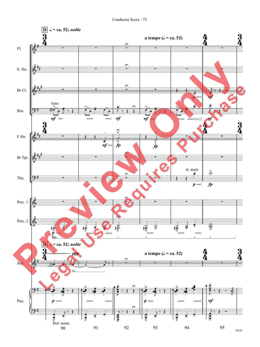 Three Spanish Songs (for Soprano and Wind Ensemble) 管樂團 總譜 | 小雅音樂 Hsiaoya Music