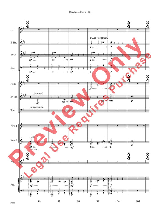 Three Spanish Songs (for Soprano and Wind Ensemble) 管樂團 總譜 | 小雅音樂 Hsiaoya Music