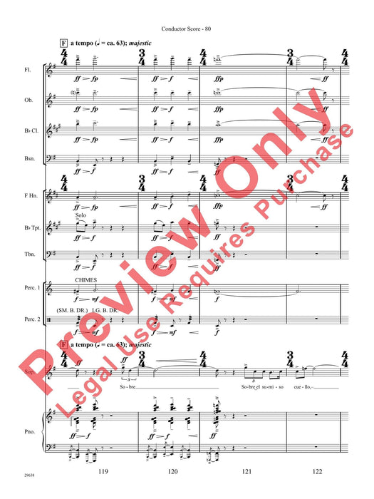 Three Spanish Songs (for Soprano and Wind Ensemble) 管樂團 總譜 | 小雅音樂 Hsiaoya Music