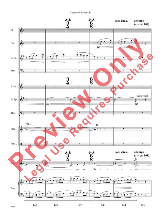 Three Spanish Songs (for Soprano and Wind Ensemble) 管樂團 總譜 | 小雅音樂 Hsiaoya Music