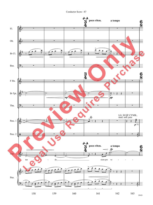 Three Spanish Songs (for Soprano and Wind Ensemble) 管樂團 總譜 | 小雅音樂 Hsiaoya Music