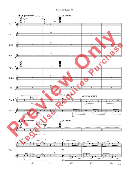 Three Spanish Songs (for Soprano and Wind Ensemble) 管樂團 總譜 | 小雅音樂 Hsiaoya Music