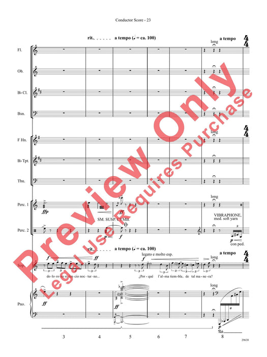 Three Spanish Songs (for Soprano and Wind Ensemble) 管樂團 | 小雅音樂 Hsiaoya Music