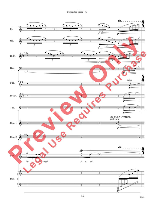 Three Spanish Songs (for Soprano and Wind Ensemble) 管樂團 | 小雅音樂 Hsiaoya Music