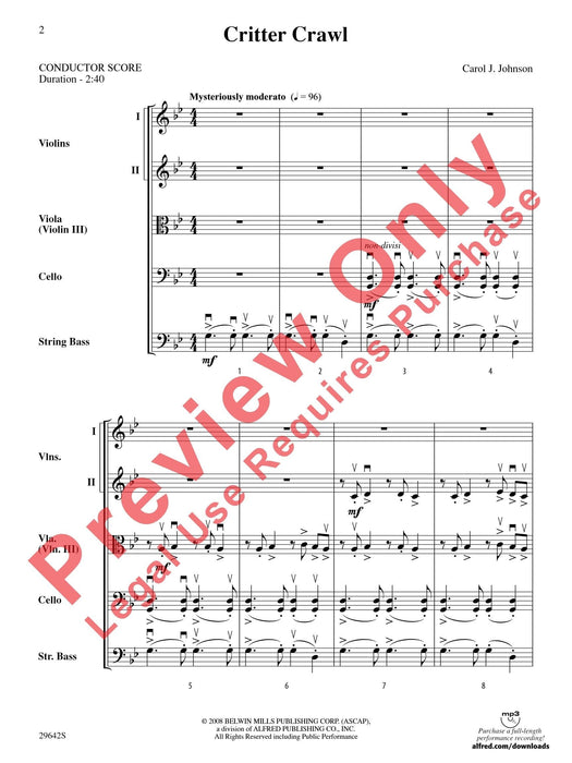 Critter Crawl 總譜 | 小雅音樂 Hsiaoya Music