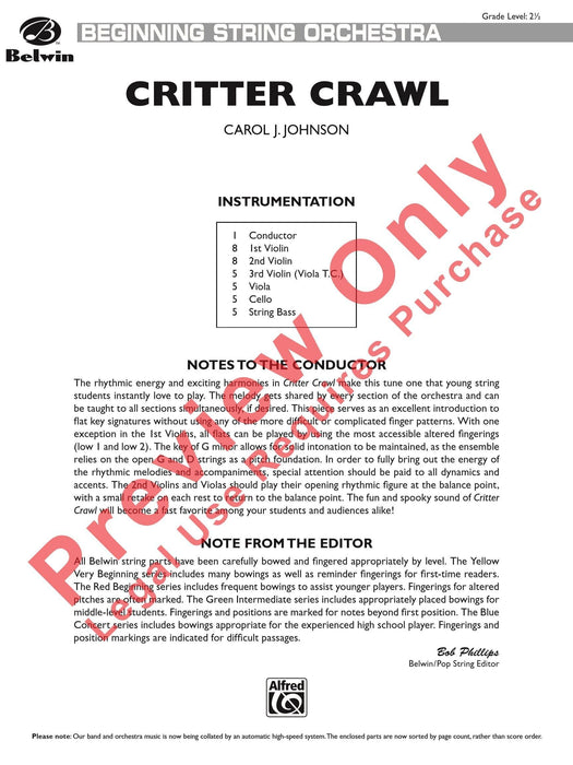 Critter Crawl | 小雅音樂 Hsiaoya Music