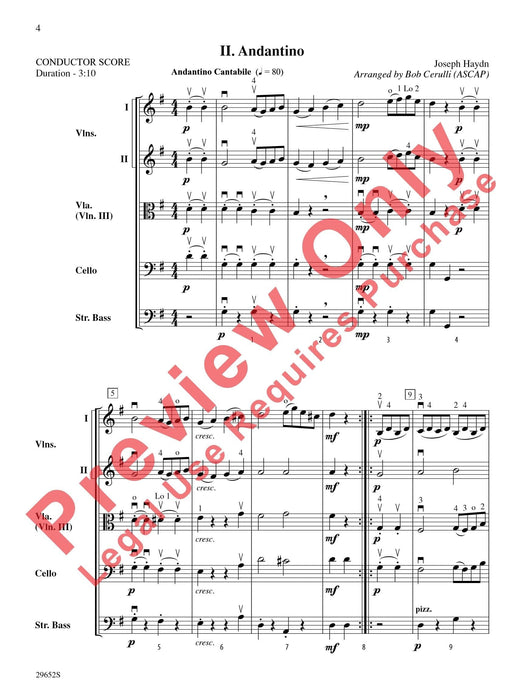 Belwin Beginning String Orchestra Kit #4 Featuring: Ecossaises / Andantino / Soldier's March 弦樂團 埃柯賽斯舞曲 進行曲 總譜 | 小雅音樂 Hsiaoya Music