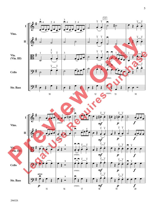 Belwin Beginning String Orchestra Kit #4 Featuring: Ecossaises / Andantino / Soldier's March 弦樂團 埃柯賽斯舞曲 進行曲 總譜 | 小雅音樂 Hsiaoya Music