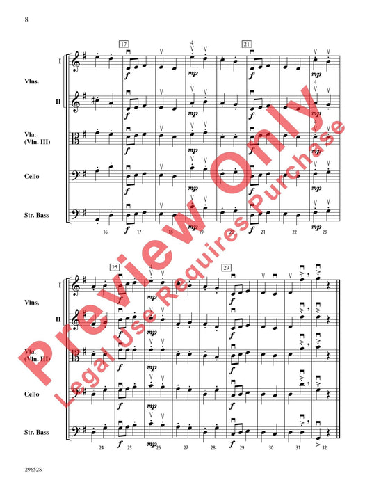 Belwin Beginning String Orchestra Kit #4 Featuring: Ecossaises / Andantino / Soldier's March 弦樂團 埃柯賽斯舞曲 進行曲 總譜 | 小雅音樂 Hsiaoya Music