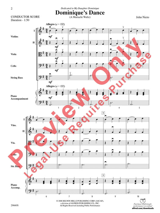 Dominique's Dance 舞曲 總譜 | 小雅音樂 Hsiaoya Music