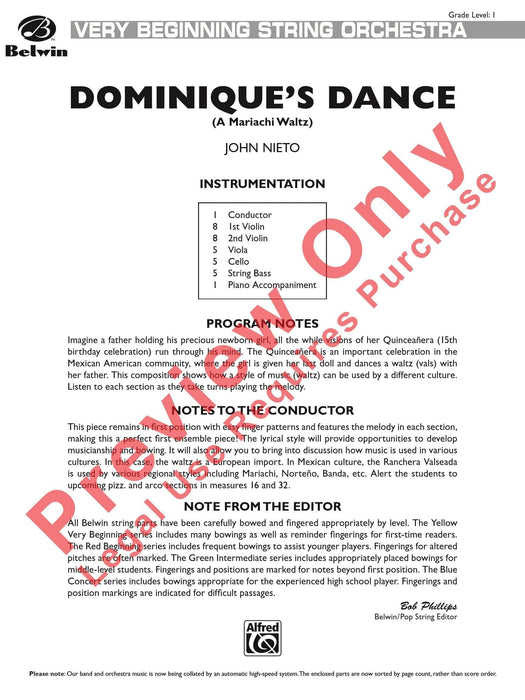 Dominique's Dance 舞曲 | 小雅音樂 Hsiaoya Music