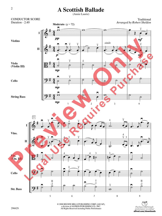 A Scottish Ballade (Annie Laurie) 敘事曲 總譜 | 小雅音樂 Hsiaoya Music