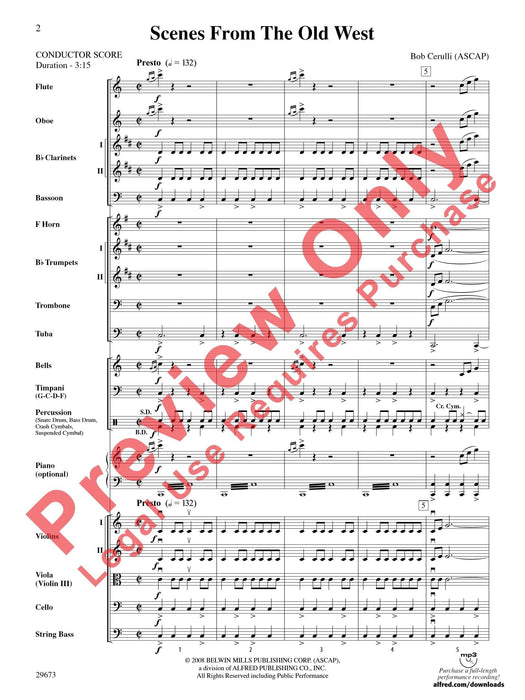 Scenes from the Old West 總譜 | 小雅音樂 Hsiaoya Music