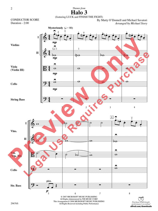 Themes from Halo 3 Featuring: Luck / Finish the Fight 總譜 | 小雅音樂 Hsiaoya Music