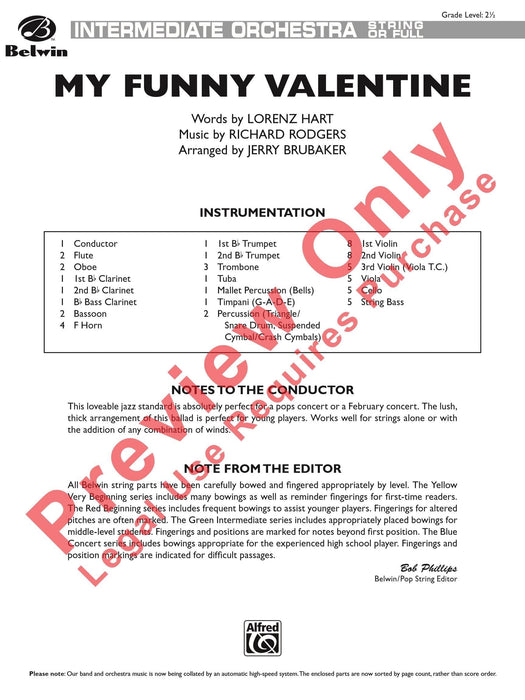 My Funny Valentine 總譜 | 小雅音樂 Hsiaoya Music