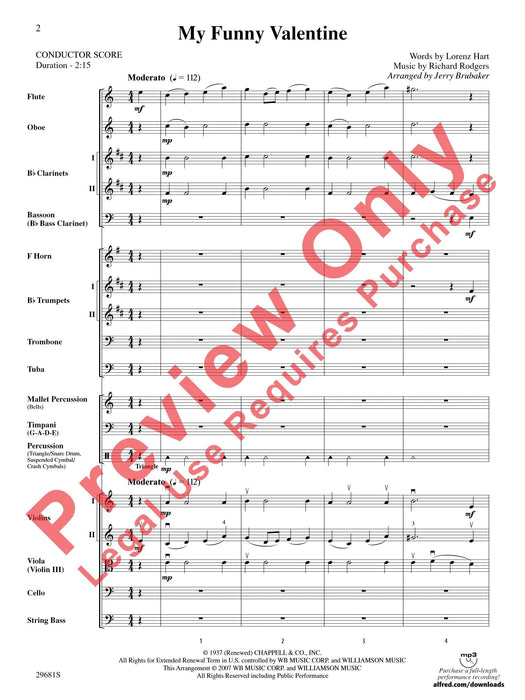 My Funny Valentine 總譜 | 小雅音樂 Hsiaoya Music