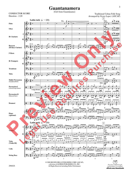 Guantanamera 總譜 | 小雅音樂 Hsiaoya Music