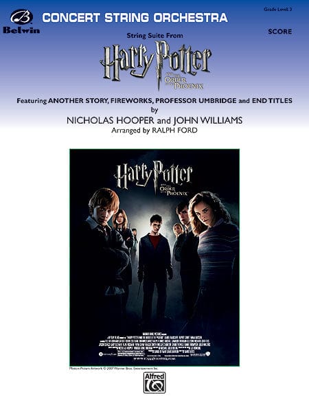 Harry Potter and the Order of the Phoenix, String Suite from Featuring: Another Story / Fireworks / Professor Umbridge / End Titles 弦樂 組曲 煙火 總譜 | 小雅音樂 Hsiaoya Music