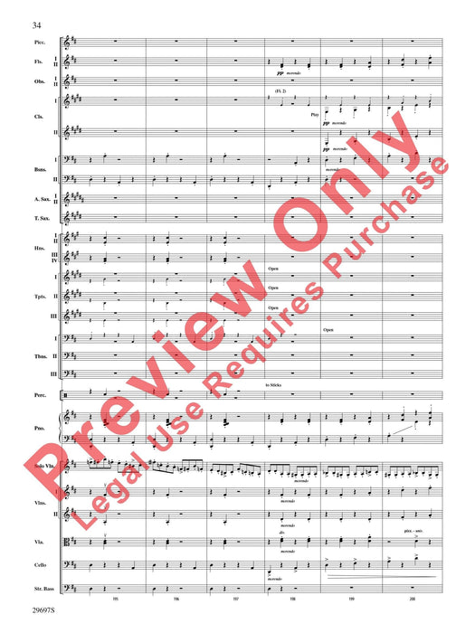 Fiddle-Faddle (for Soloist and Full Orchestra) Violin, Viola or Cello Solo 提琴 獨奏 管弦樂團小提琴 中提琴 大提琴 獨奏 總譜 | 小雅音樂 Hsiaoya Music