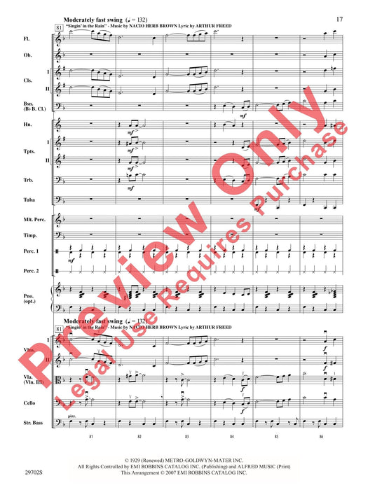 Rain Featuring: Raindrops Keep Fallin' on My Head / Come Rain or Come Shine / Singin' in the Rain 總譜 | 小雅音樂 Hsiaoya Music