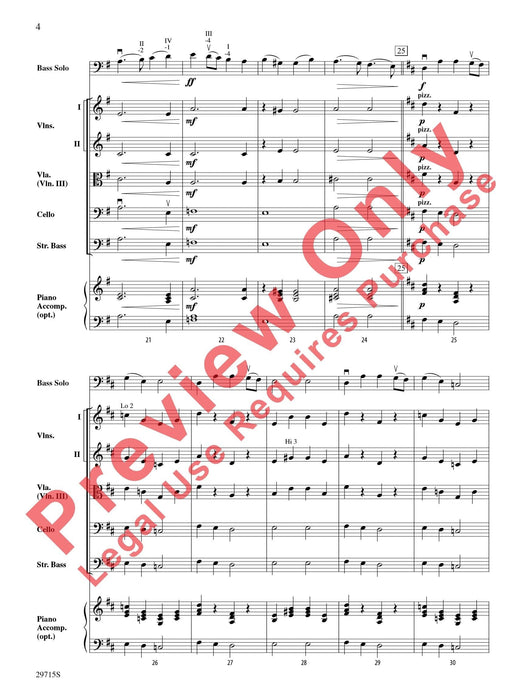 The Gentle Giant A Lyric Solo for Double Bass and Orchestra 獨奏 管弦樂團 總譜 | 小雅音樂 Hsiaoya Music