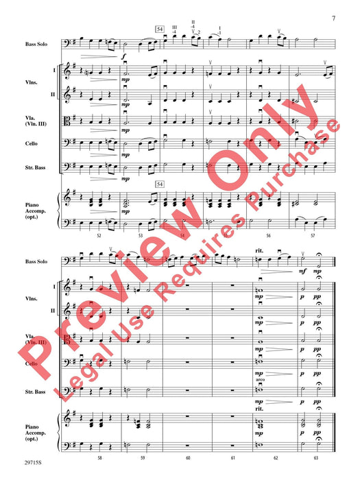 The Gentle Giant A Lyric Solo for Double Bass and Orchestra 獨奏 管弦樂團 總譜 | 小雅音樂 Hsiaoya Music