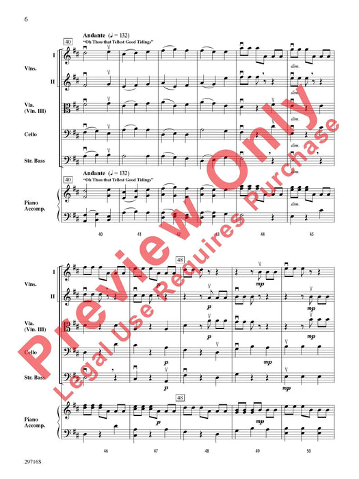 Themes from Handel's Messiah 韓德爾 彌賽亞 總譜 | 小雅音樂 Hsiaoya Music