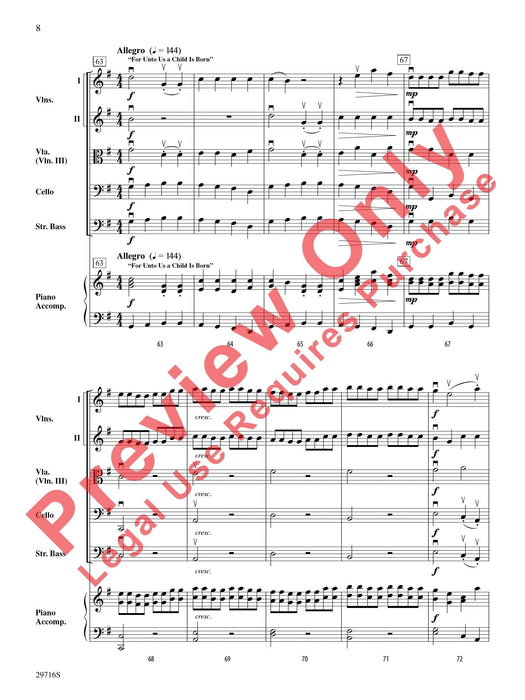 Themes from Handel's Messiah 韓德爾 彌賽亞 總譜 | 小雅音樂 Hsiaoya Music