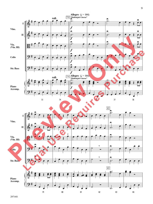 Themes from Handel's Messiah 韓德爾 彌賽亞 總譜 | 小雅音樂 Hsiaoya Music