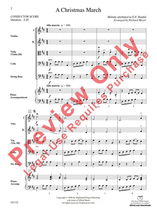 A Christmas March 韓德爾 進行曲 總譜 | 小雅音樂 Hsiaoya Music