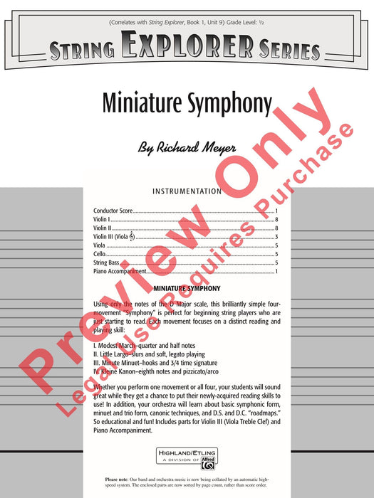 Miniature Symphony 交響曲 | 小雅音樂 Hsiaoya Music