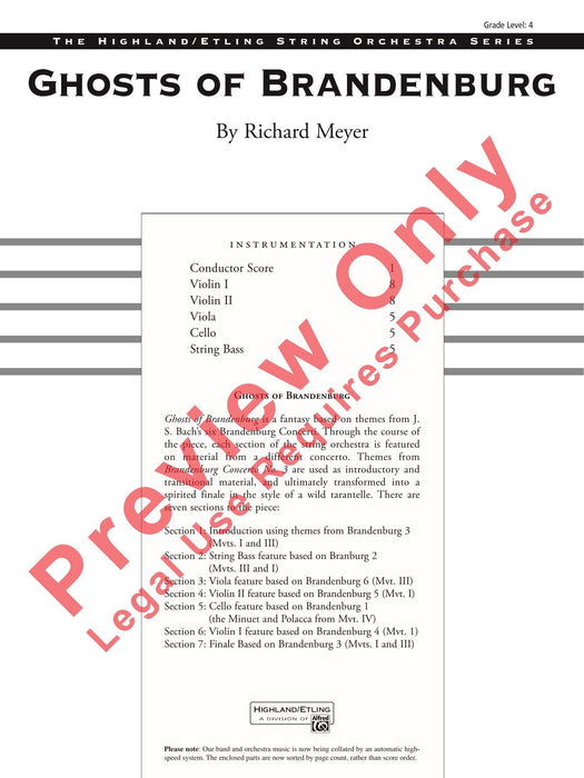 Ghosts of Brandenburg | 小雅音樂 Hsiaoya Music