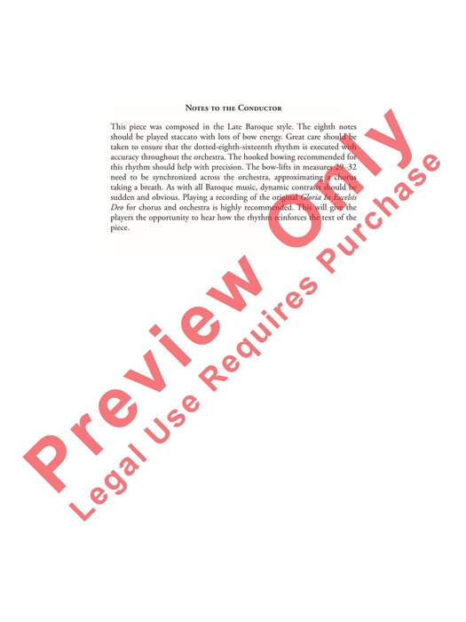 Gloria In Excelsis Deo 韋瓦第 總譜 | 小雅音樂 Hsiaoya Music