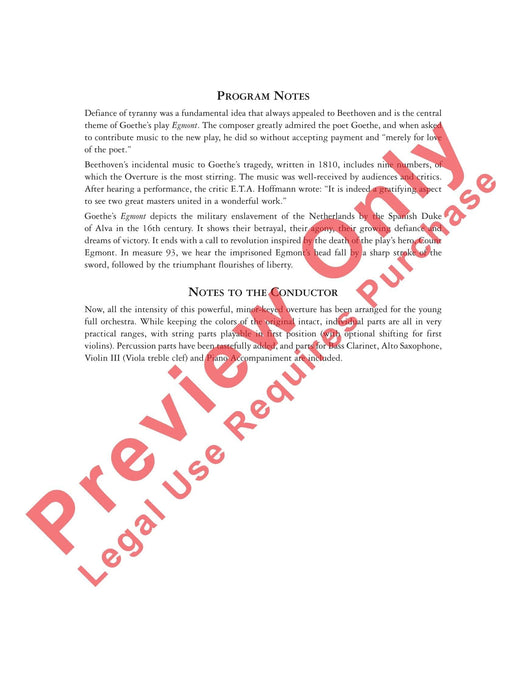 Egmont Overture 艾格蒙序曲 總譜 | 小雅音樂 Hsiaoya Music