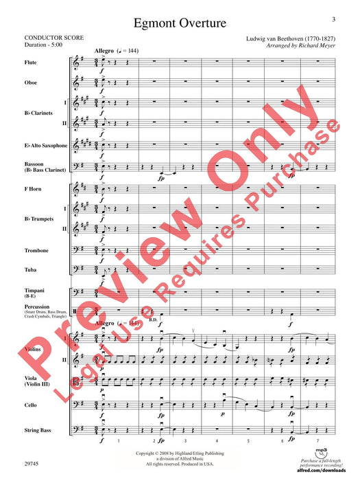 Egmont Overture 艾格蒙序曲 總譜 | 小雅音樂 Hsiaoya Music