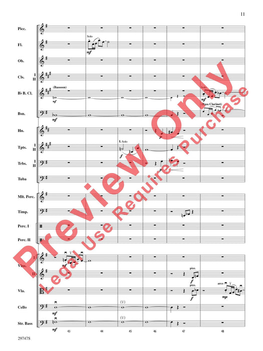 Soliloquy for Orchestra 管弦樂團 總譜 | 小雅音樂 Hsiaoya Music